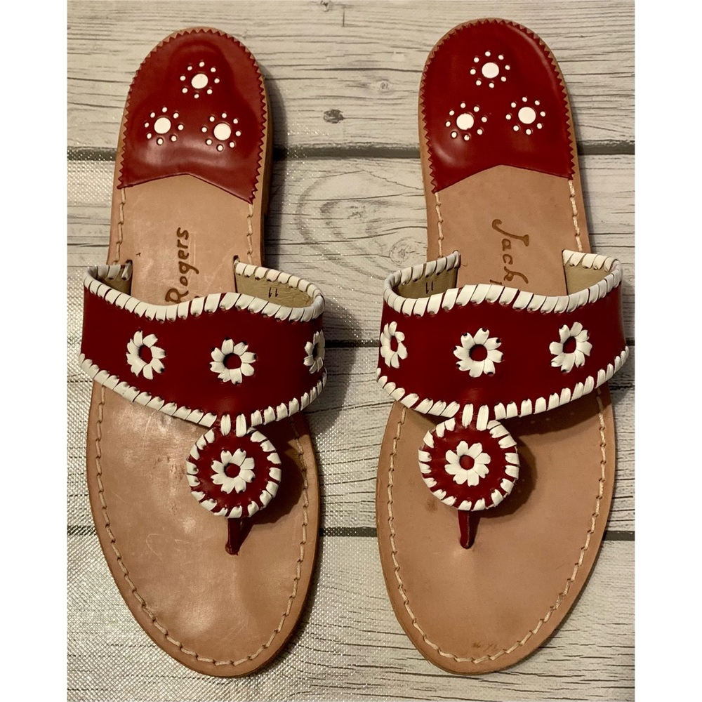 Jack Rogers red sandals - Picture 2 of 5